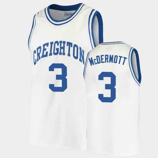 Men Creighton Bluejays Doug Mcdermott Alumni White College Basketball Jersey